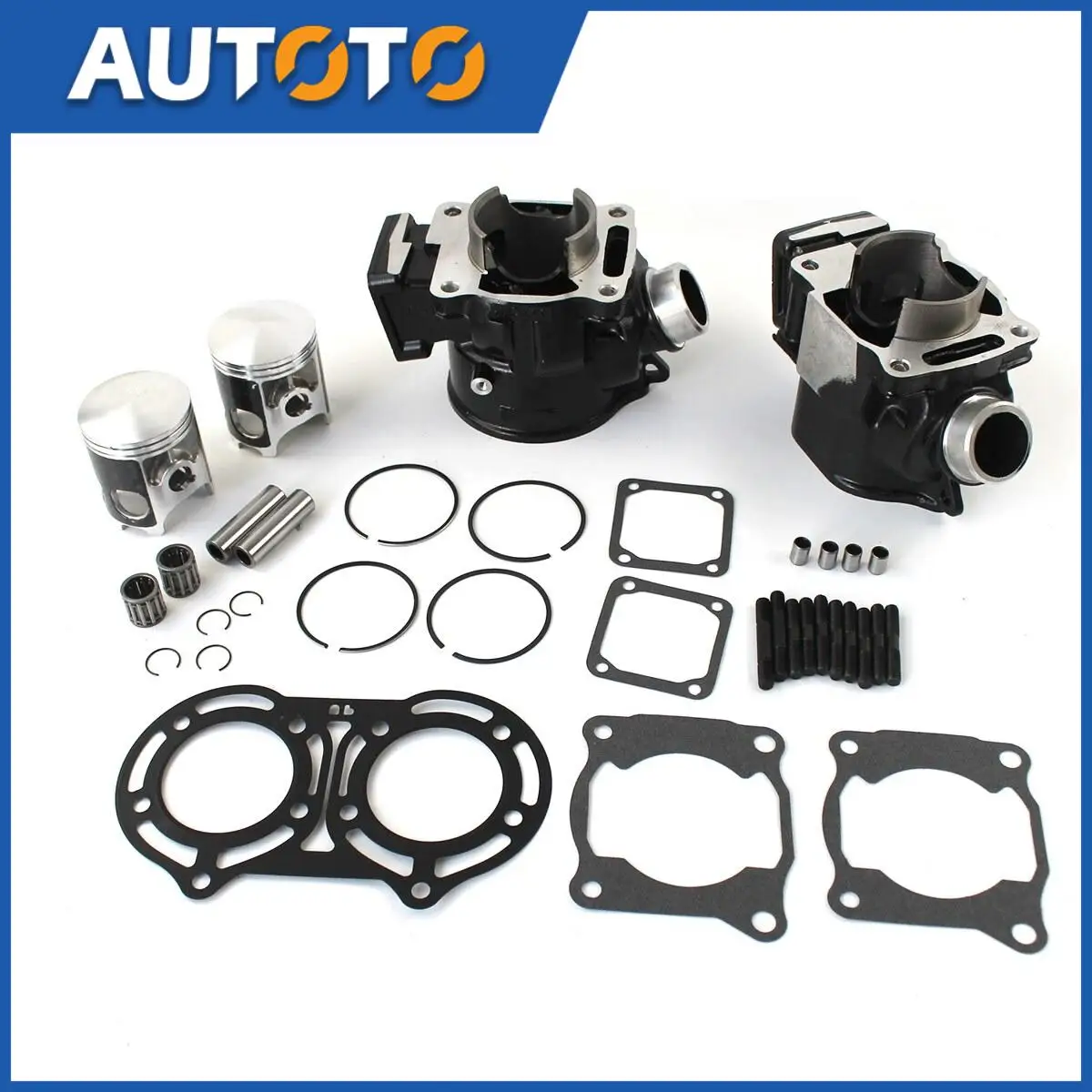 

Cylinder Head Piston Gasket Top End Kit 64mm for YAMAHA BANSHEE 350 1987-2006 ATV 347cc OE#2GU-11311-00-00 3GG-11351-02-00