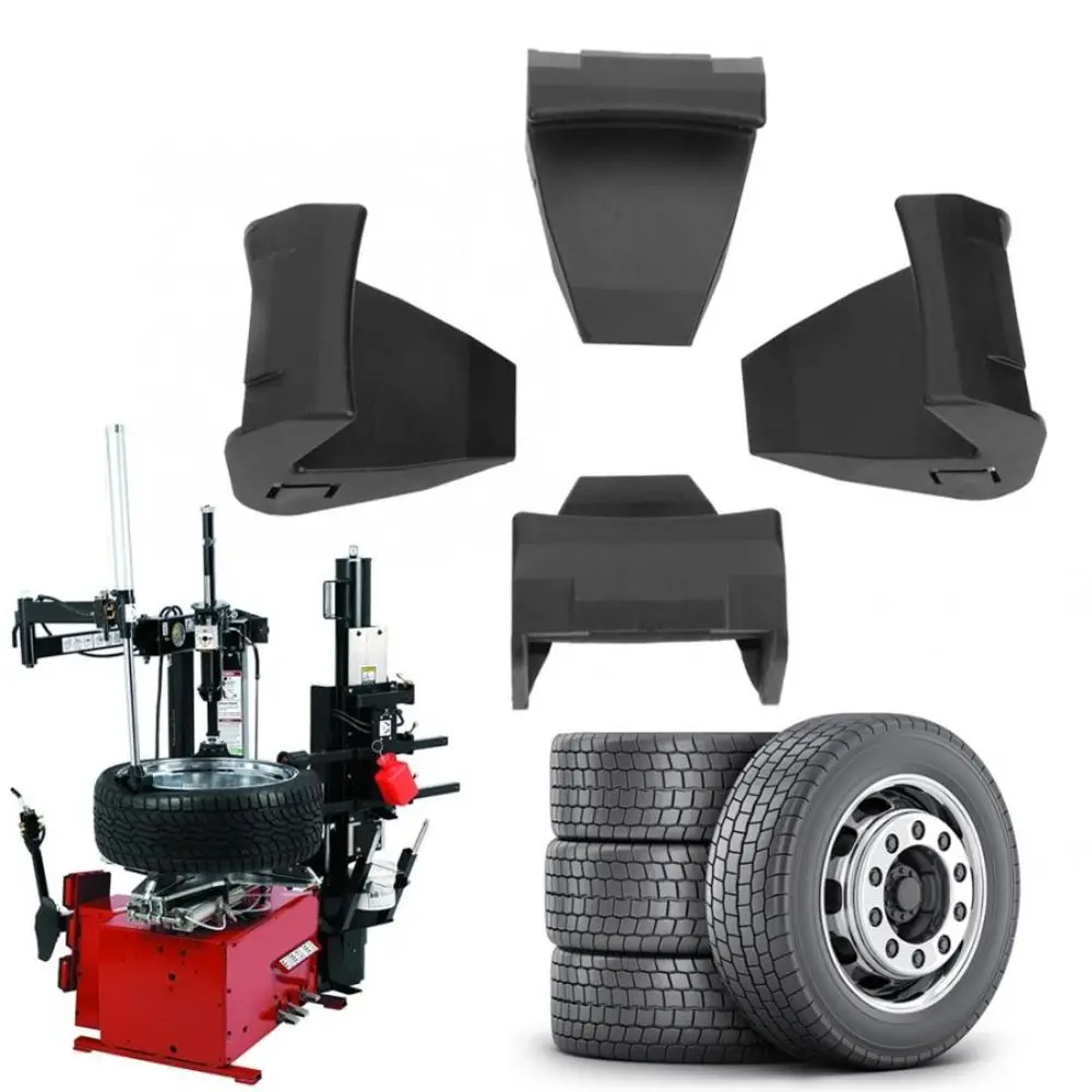 

4Pcs Universal Plastic Jaw Protectors Nylon Inserts Guard Protective Covers Protector Tire Changer Clamp for Motorcycle