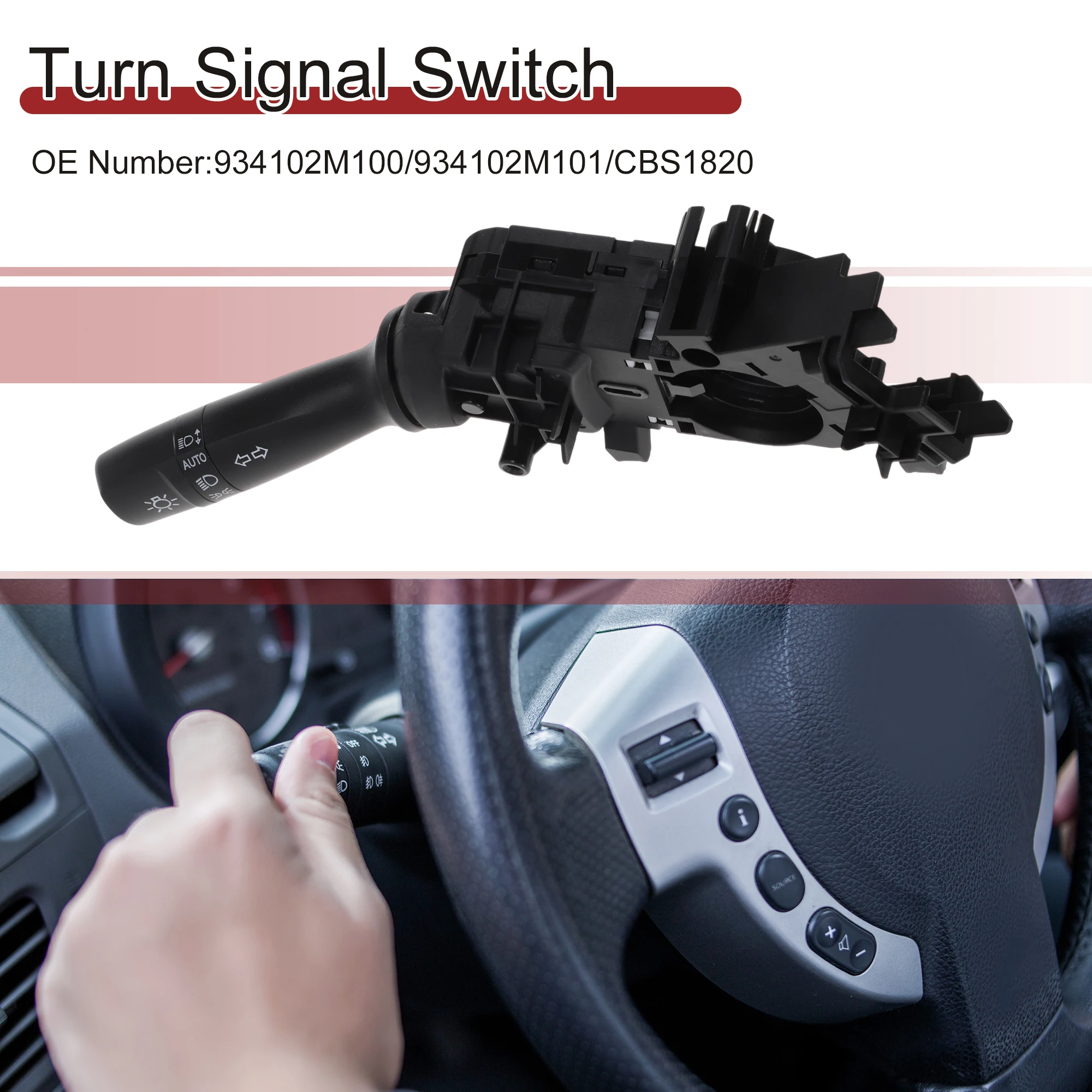 

UXCELL No.934102M100/934102M101 Turn Signal Switch for Hyundai for Genesis Coupe 10-12