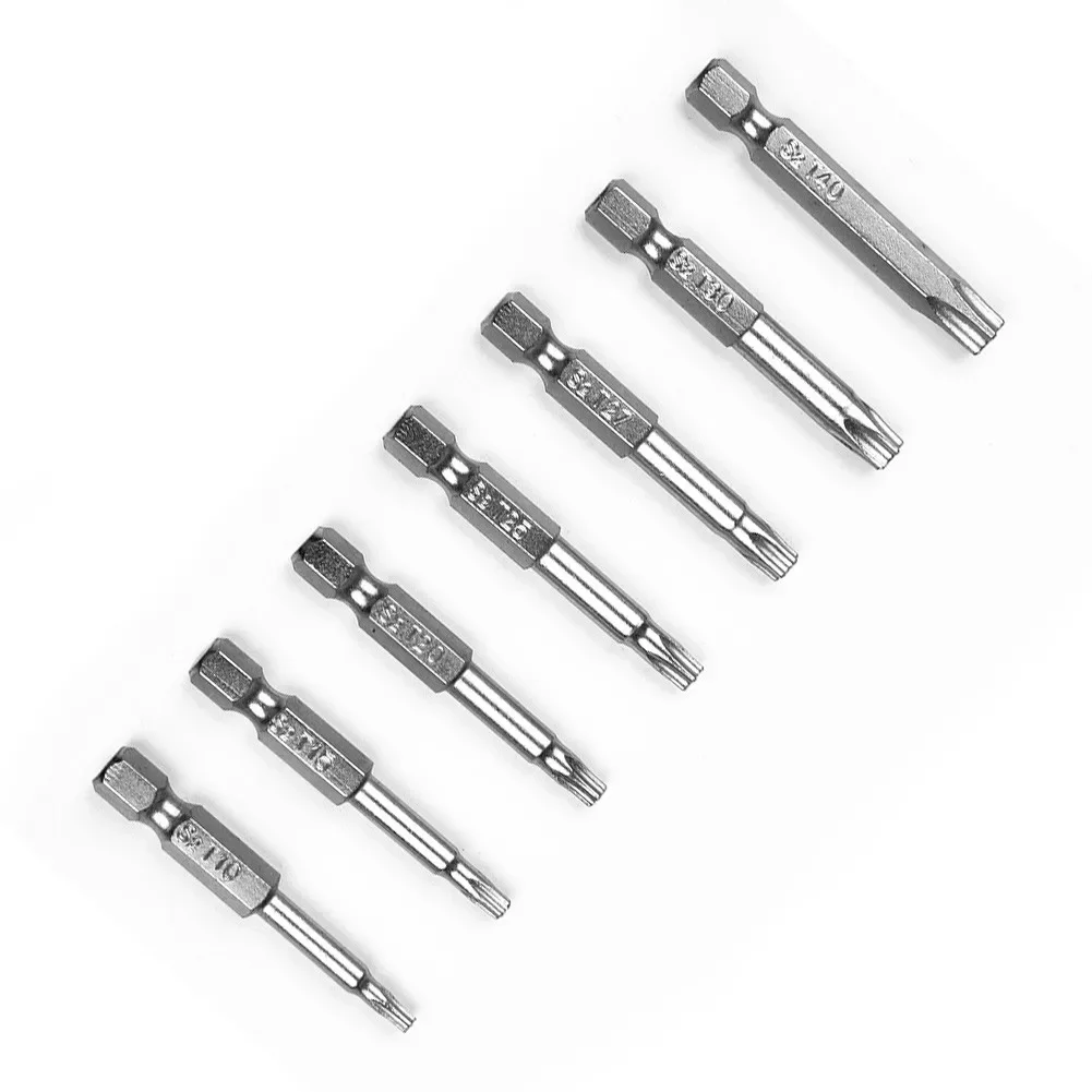 7Pcs Star Drill Bits Screwdriver Torx Bit Set 1/4\