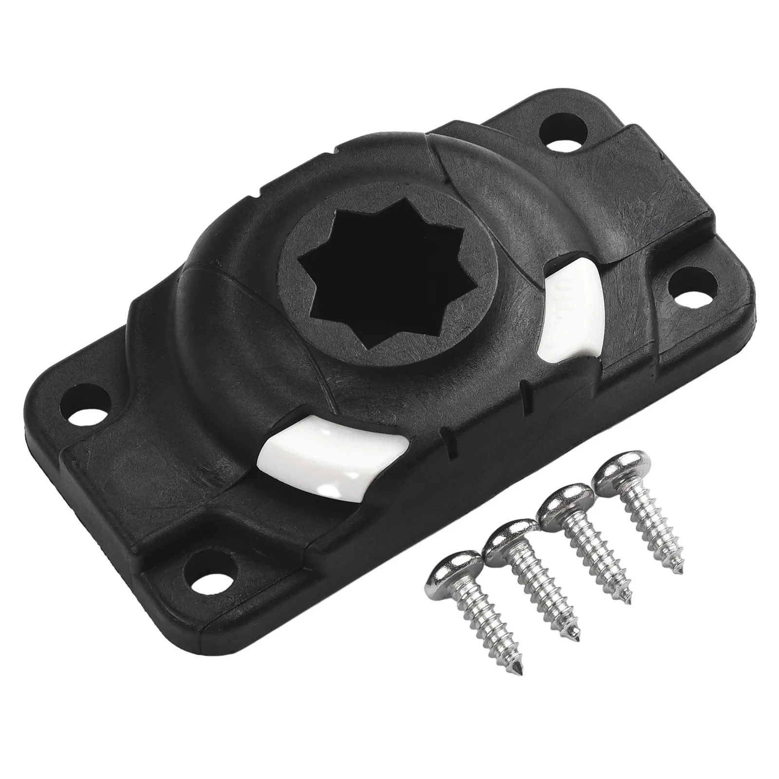 

Brand New Rod Holder Mount Base About 60g Accessories Black Fishing Functional Parts Plastic Replacement Garden