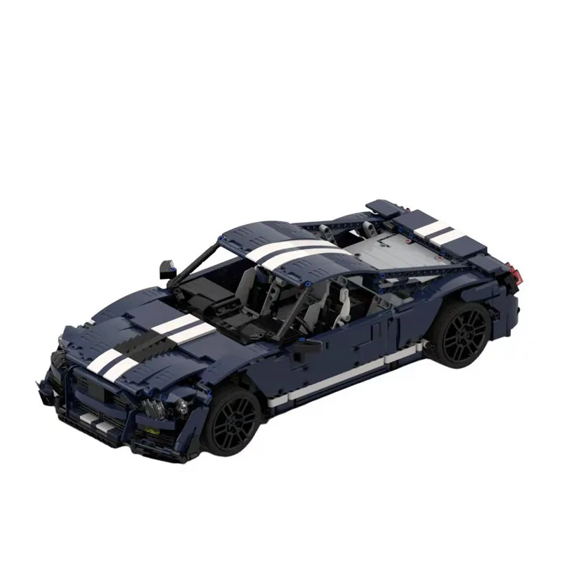 MOC-72742 elektrische rc supercar gt500 montage spleißen baustein modell • 2170 baustein teile kinder geburtstags spielzeug geschenk