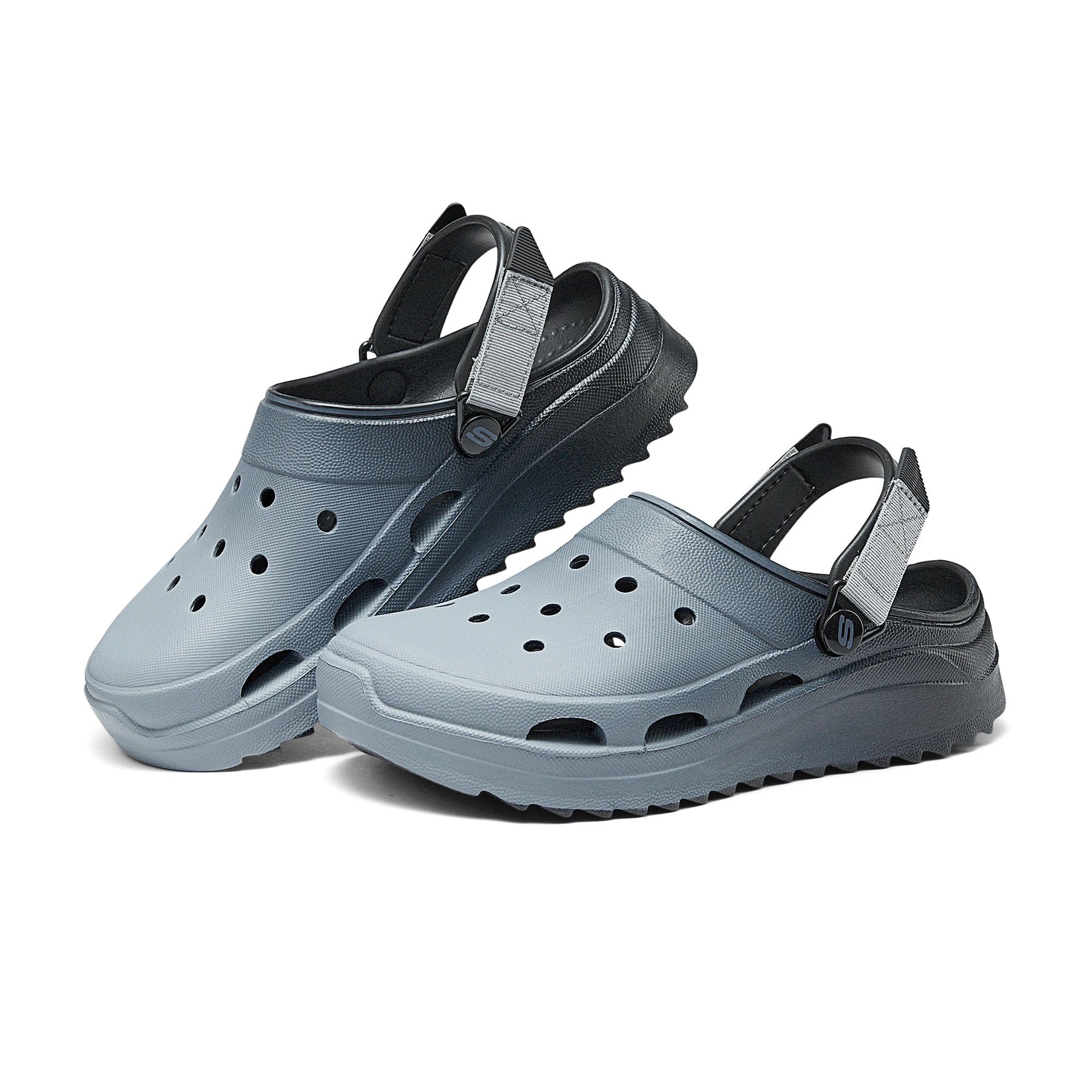 

Skechers beach shoes women original 2025 new outdoor sandals sneakers 111583-BKGY
