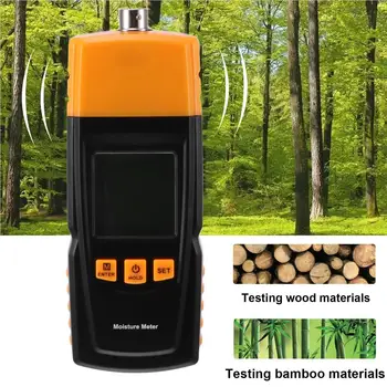 מד לחות עץ מד לחות דיגיטלי עץ נייד מד לחות מטר gm620 2 ~ 70% עץ hydrometer