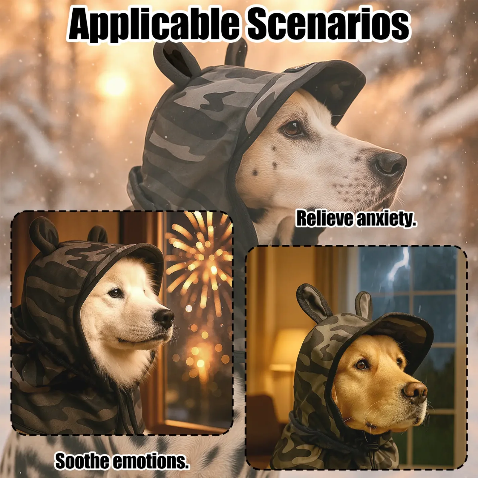 Neuer Hundehut für Outdoor-Spaziergänge, winddicht, Sonnenschutz, Sonnenhut mit Kordelzug, verstellbar, Haustierbedarf