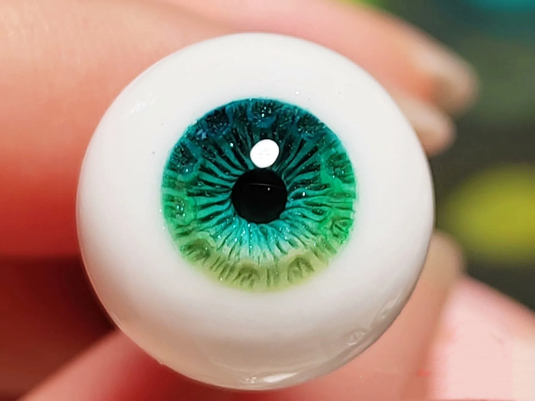 Doll Accessories 8mm 10mm-20mm Safe Eyeball 1/4 BJD Doll Craft Plaster Eye  