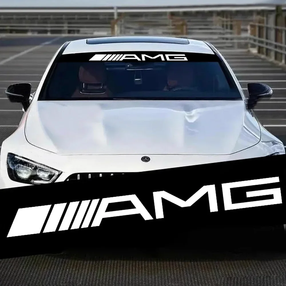 

Car Front Rear Windshield Decal Sticker Decoration For Mercedes Benz AMG W246 W251 X156 X166 X167 X253 C257 C218 C118 C117 H247