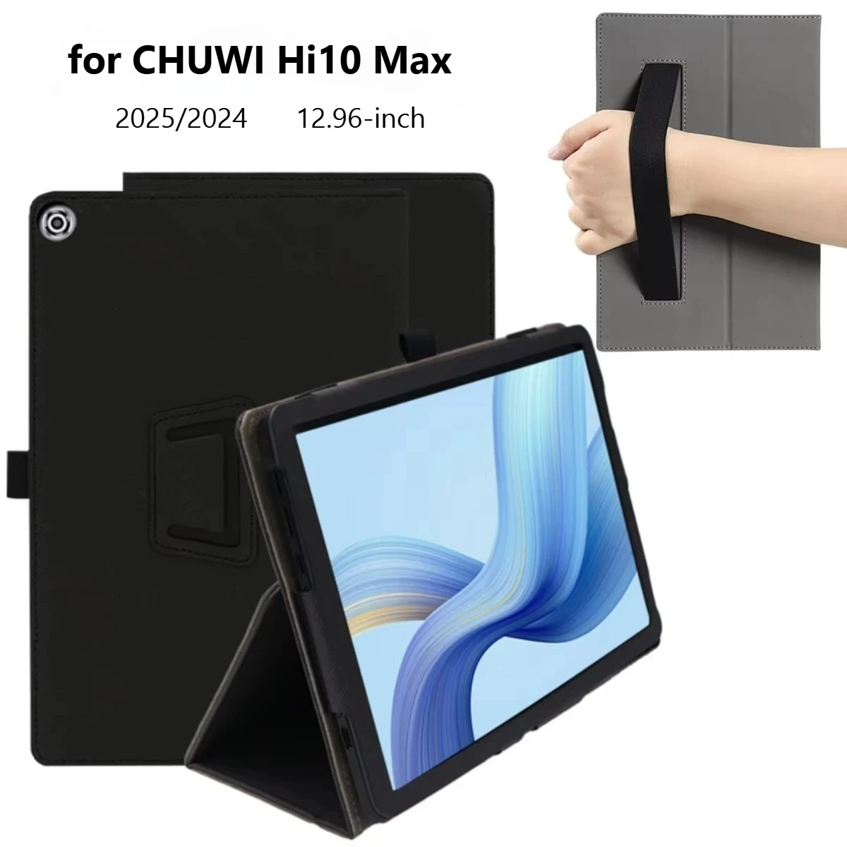 

Flip Cover for Chuwi Hi10 Max Tablet Case 12.95 Inch Folding Stand Pu Leather Protective Shell for CHUWI Hi10Max 2025 Tab Cases