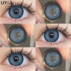 UYAAI-Lentilles de Contact Colorées OMG, Résistantes, Bleues, Naturelles, pour Myopie, Vert Turncon, Livraison Gratuite,-0.75 à-8.00