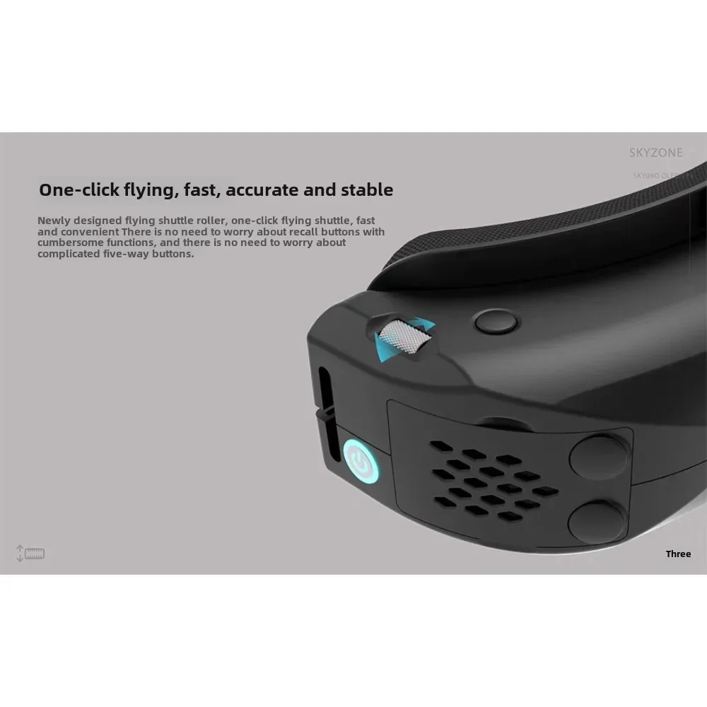 

For Suitable For Spot SKYZONE SKY04O PRO Video Glasses Upgraded Version Dual Receiver Fusion Analog Image Transmission