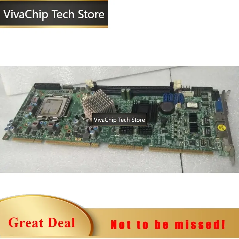 VivaChip TechPEAK872VL2 REV:D 100% OK Original Full-size CPU Card IPC Board PICMG1.3 SBC With CPU RAM Onboard VGA 2LAN