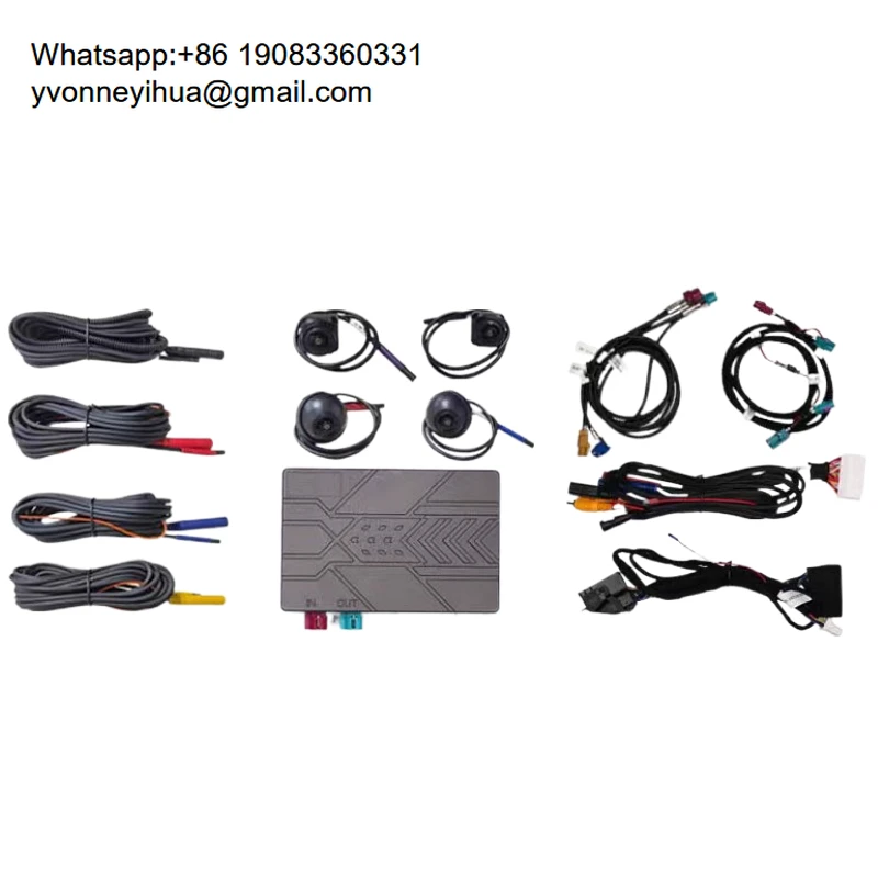 

360 Bird View D5 Touch Screen Dash Cam 1080p Resolution Dynamic Trajectory Waterproof Video Recorder For Ford Ranger Everest