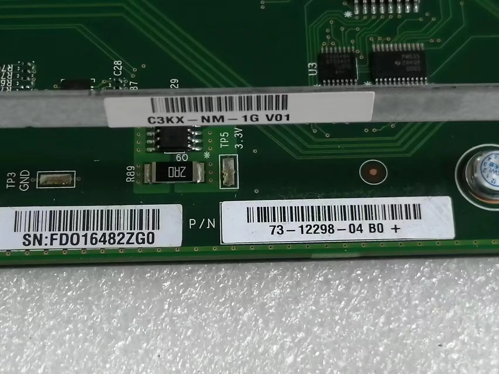 Module réseau SFP, 4 PORTS, C3KX-NM-1G