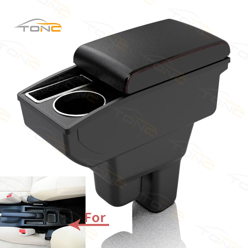 

For Honda Jazz Armrest box For Honda Fit Jazz 2 Car Armrest 2008-2013 2009 2010 2011 2012 Arm Storage box car accessories