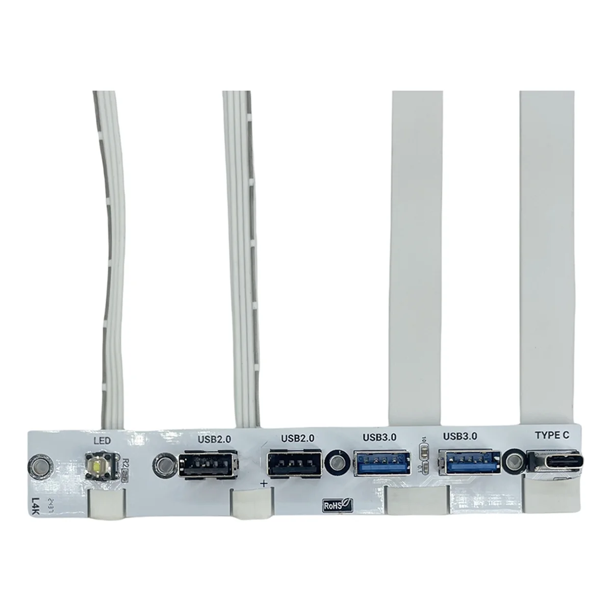

RA-USB 3.0 Front Panel Hub IO Panel 2-Port USB3.0+2-Port USB2.0+1-Port TYPE-C 20G+LED Switch for PC Case Desktop