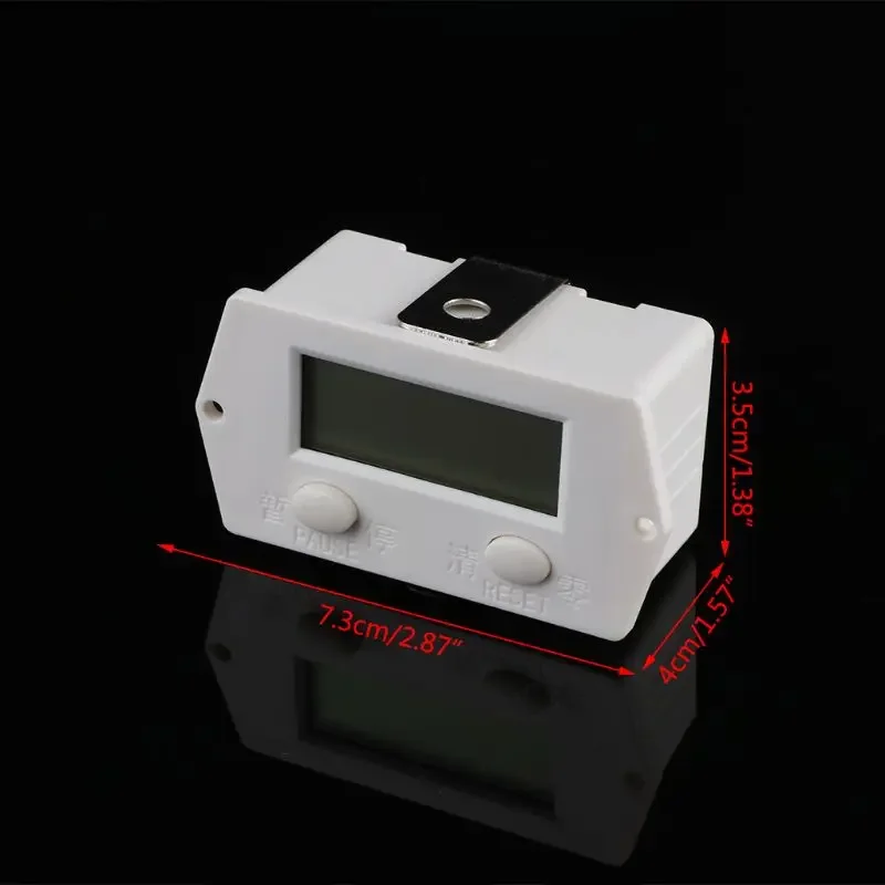 Contador eletrônico digital 5 dígitos com display lcd perfurador contador indutivo magnético adequado para spaorts