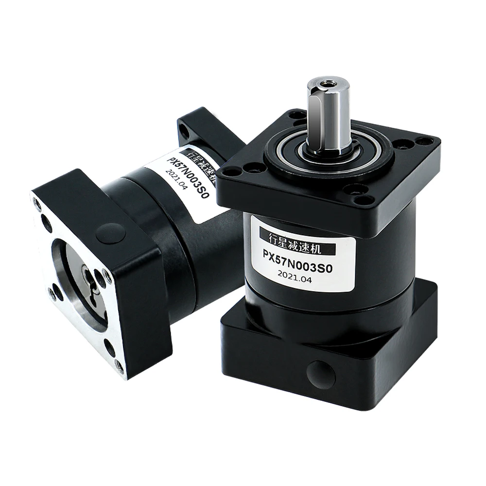 

HLTNC PX57 64/960/100/144/216 Planetary Gear Reducer 57 Type Reducer Can Be Equipped With Stepping Motor Nema 23 for Cnc
