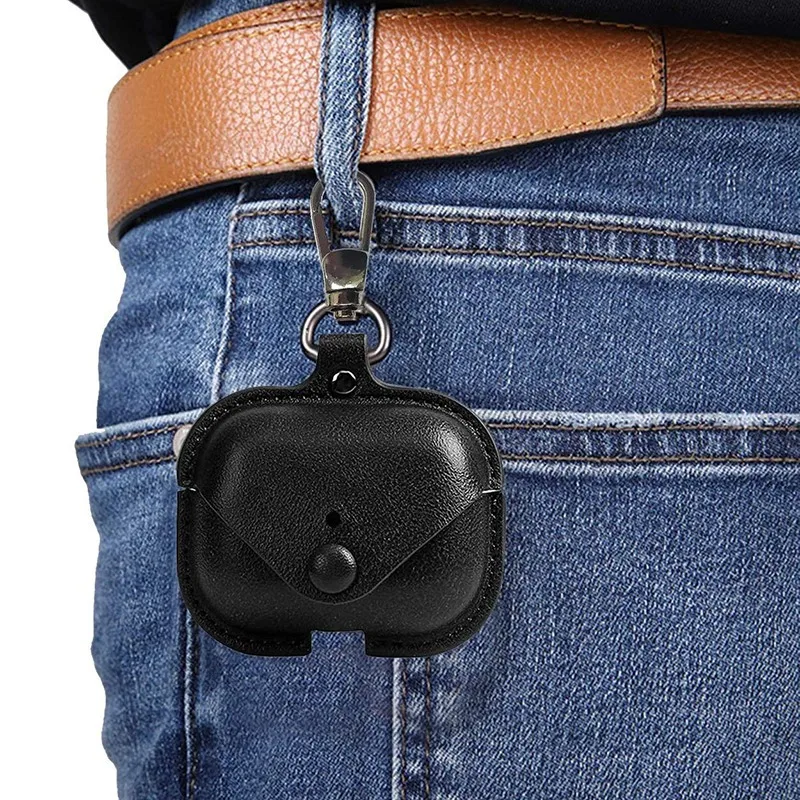 RISE-3D Headphone Case For  Pro Case Leather Luxury Cover For Apple  Pro Cases Earphone Bags Straps