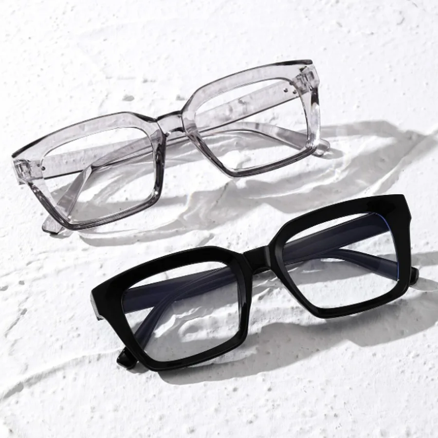 2/3 PCS Women\'s Square Frame Transparent Glasses fashion Sunglasses Daily Holiday Decoration Glasses