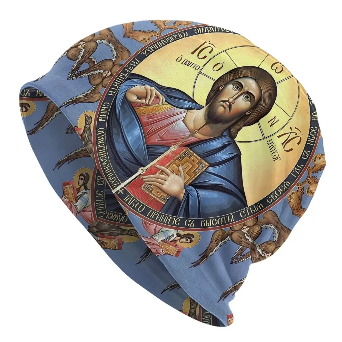 

Christ Pantocrator In The Orthodox Church Cap Vintage Unisex Outdoor Skullies Beanies Hat Summer Warm Dual-use Bonnet Hat