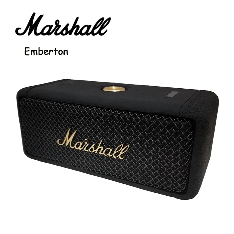 Original MARSHALL EMBERTON Wireless Bluetooth Speaker IPX7 Waterproof Stereo Bass Outdoor Portable Speaker