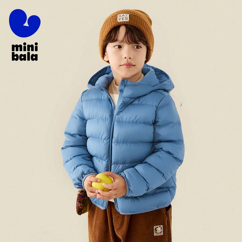 سترة Mini Bala 2025 للأطفال خفيفة الوزن معطف شتوي دافئ، سترة مقاومة للرياح مقاومة للماء للأولاد والبنات سترة ثلج خارجية #3
