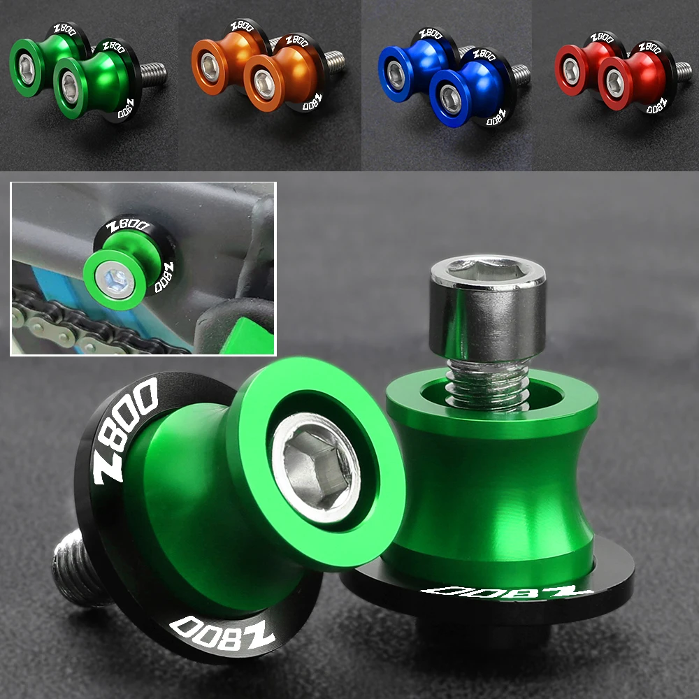 

FOR KAWASAKI Z800 Z 800 2013-2017 2018 2019 2020 2021 2022 2023 8MM Motorcycle accessories Swingarm Spools slider stand screws