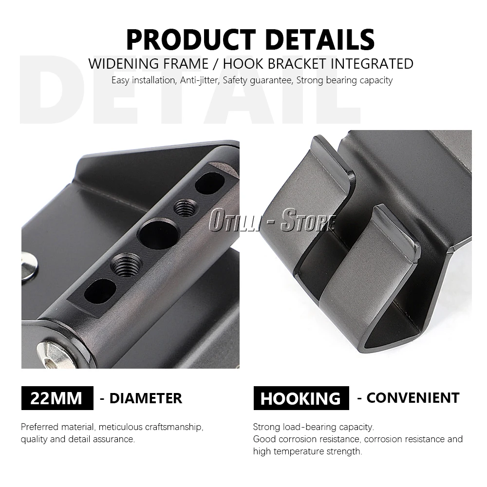 Accessories Helmet Hook Hanger Holder Storage Bag Hook For Honda Forza 300 350 For Forza300 Forza350 NSS350 Luggage Hook Mount