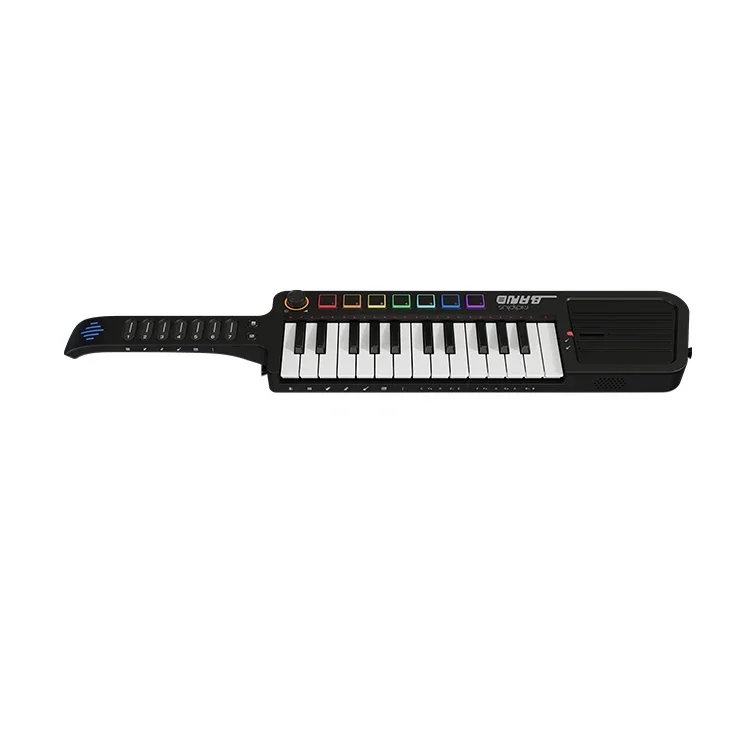

Midiplus Band Stringless Fusion Guitar Portable Intelligent MIDI Multi-Function Wireless Controller Standard Shoulder Keyboard