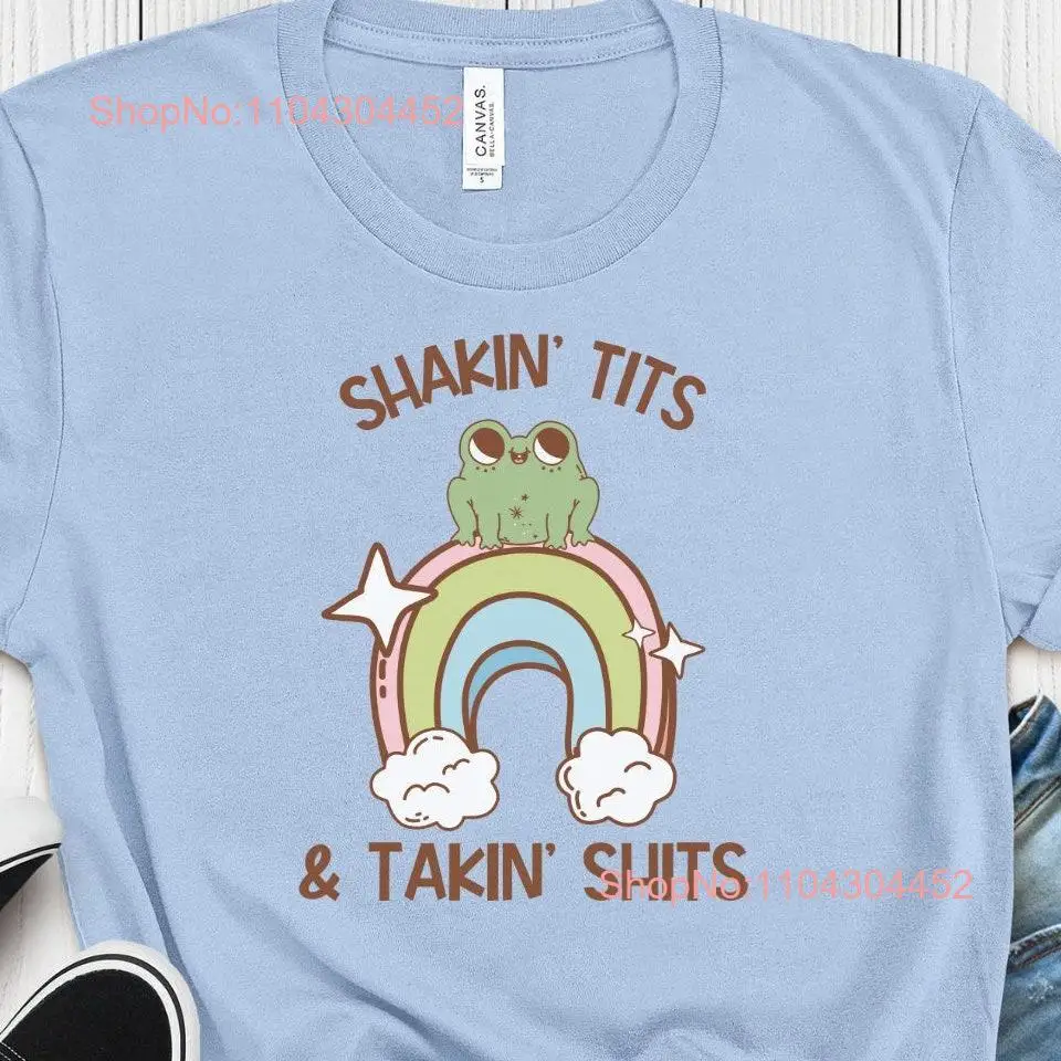 Shaking Tits and Taking Shits T Shirt Raunchy for Bride Inappropriate Embarrassing Bachelorette Gag Funny Offensive Wife