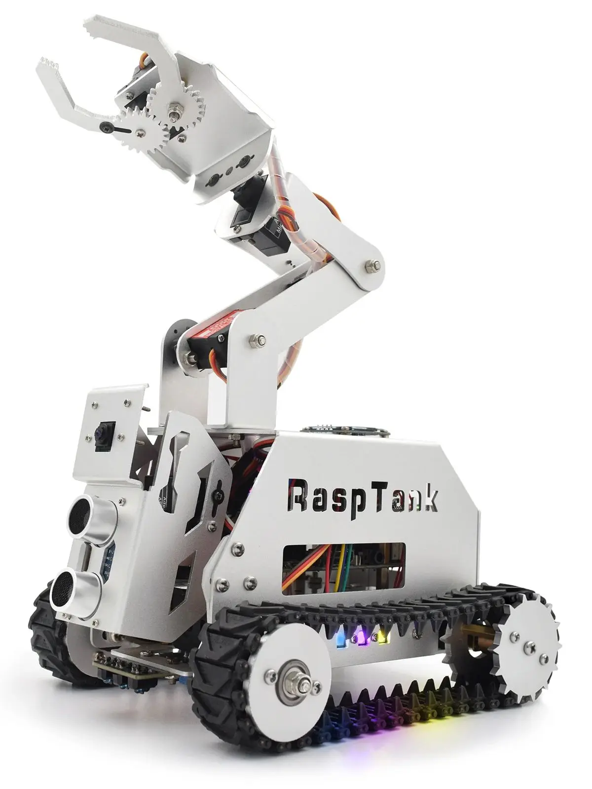 Zestaw robota Adeept RaspTank Metal Smart Car dla Raspberry Pi 5/4B/3B/3B+ (Płyta nie jest w zestawie) — zdjęcie produktu 7