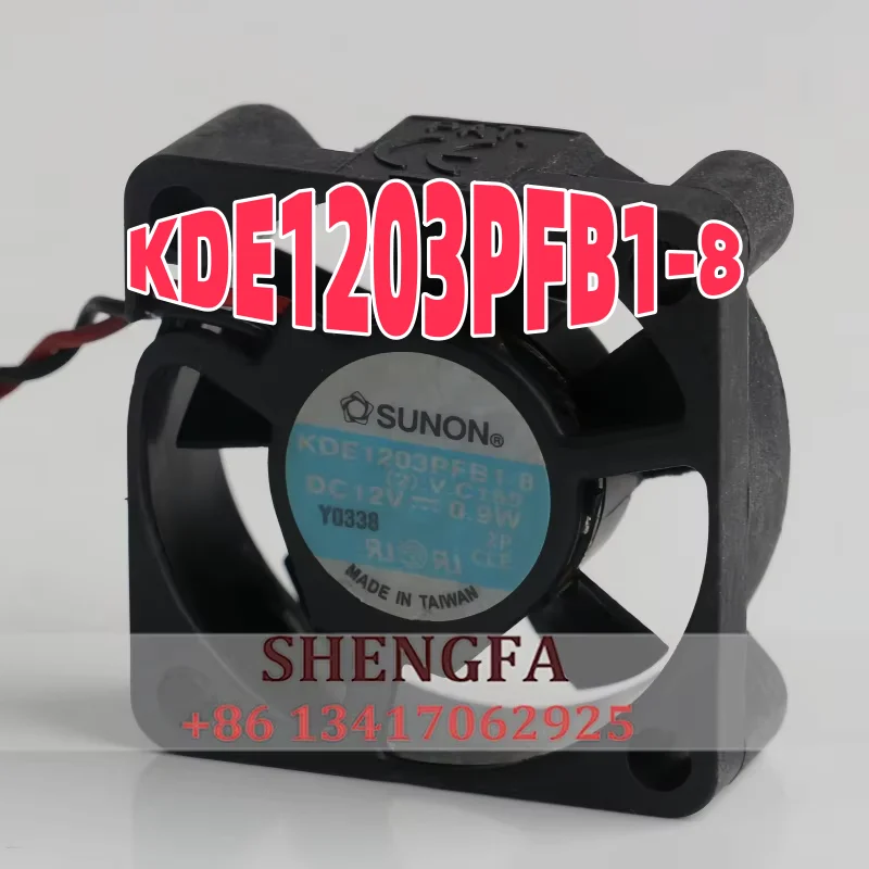 Sunon 5V 24V 48V DC 12V 0.9W AC EC 3010 30X30X10MM 3CM 2-wire Silent magnetic levitation inverter KDE1203PFB1-8 Cooling fan