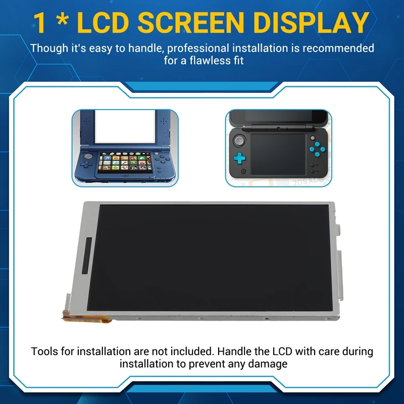 بديل لشاشة نينتندو 3DS XL LL LCD ملحقات استبدال شاشة LCD