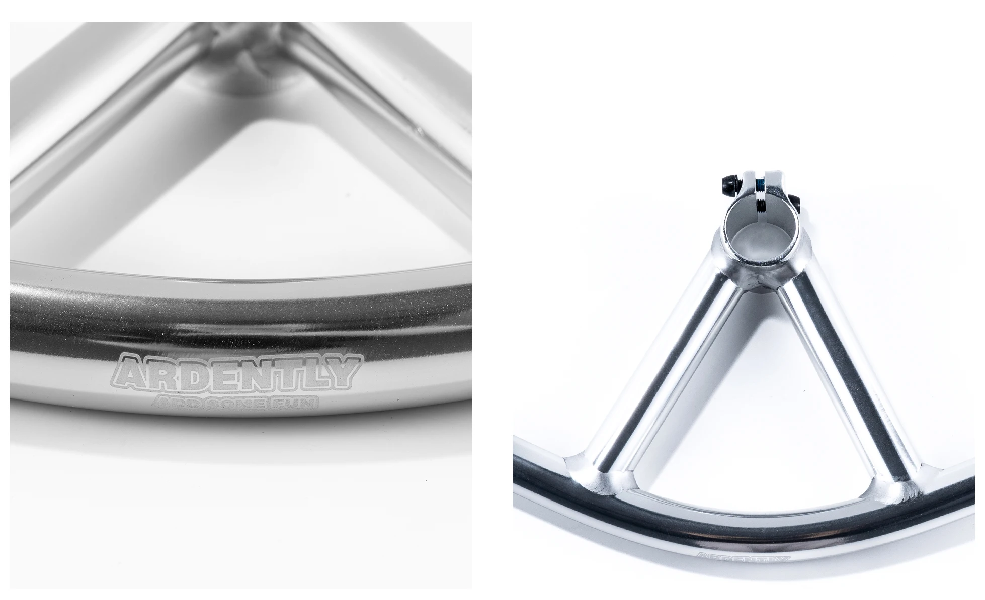 ARDENTLY Geschweißter Integrierter V-förmiger Spezial-Fahrradlenker Universelle Fahrradteile für Mountainbikes und Fixies – Detail 5