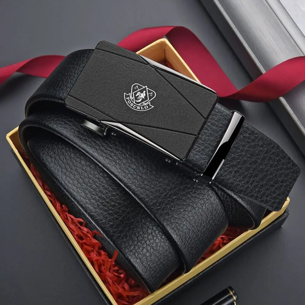 Fashion Luxury Design Business Leather Belt Trendy Brand Man Waistband Waist Strap