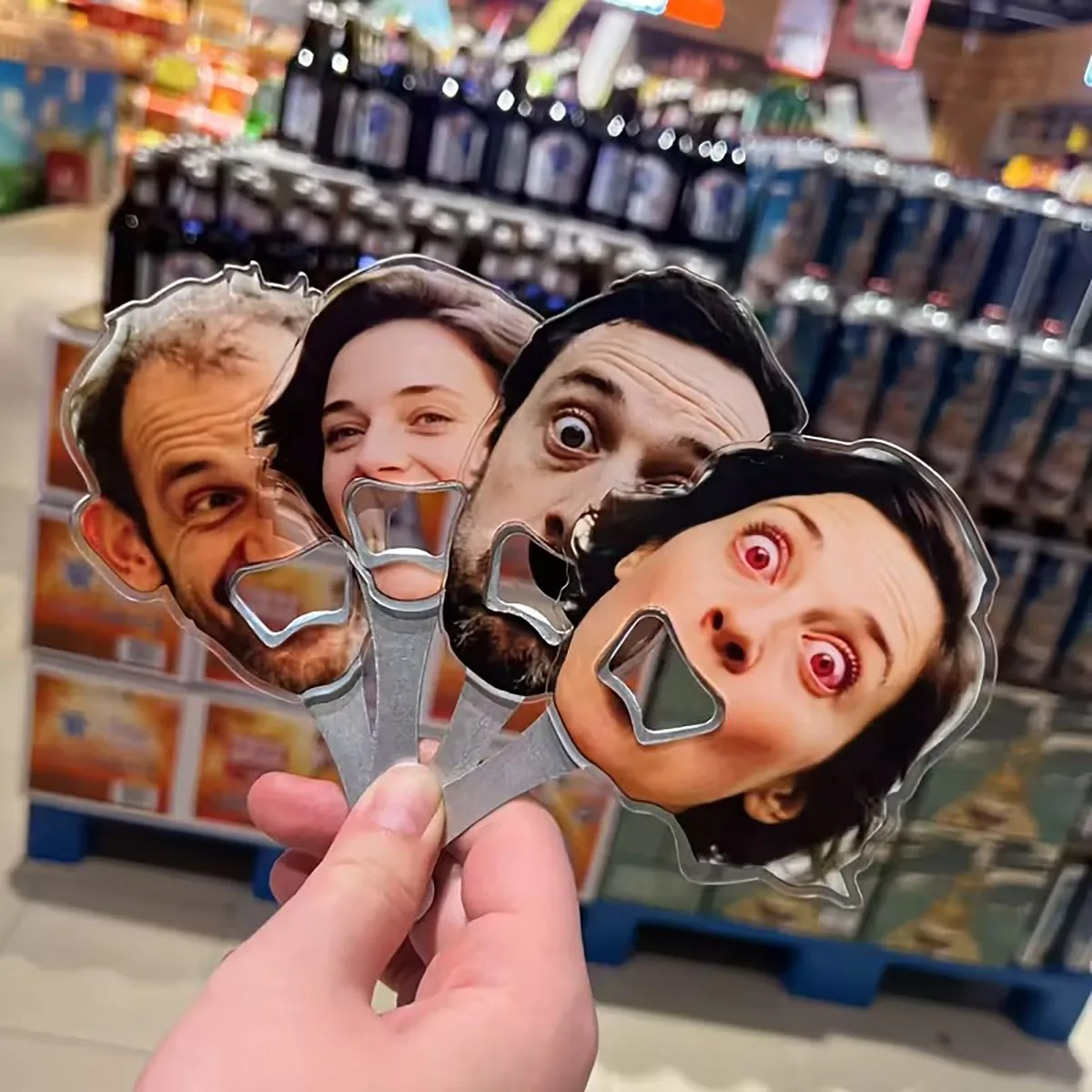 Picture 4: 1/5pcs customized personalized bottle opener, customized picture suitable for birthdays, parties, anniversaries