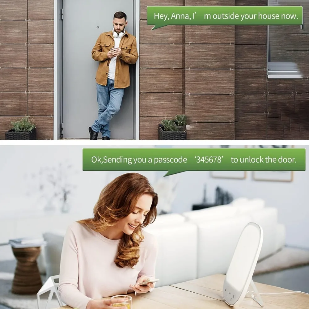 Harfo Smart Door Lock, Heavy Duty 5 in 1 Keyless Entry Door Lock, Full App Control Digital Keypad Lock, Reversible Handle with F