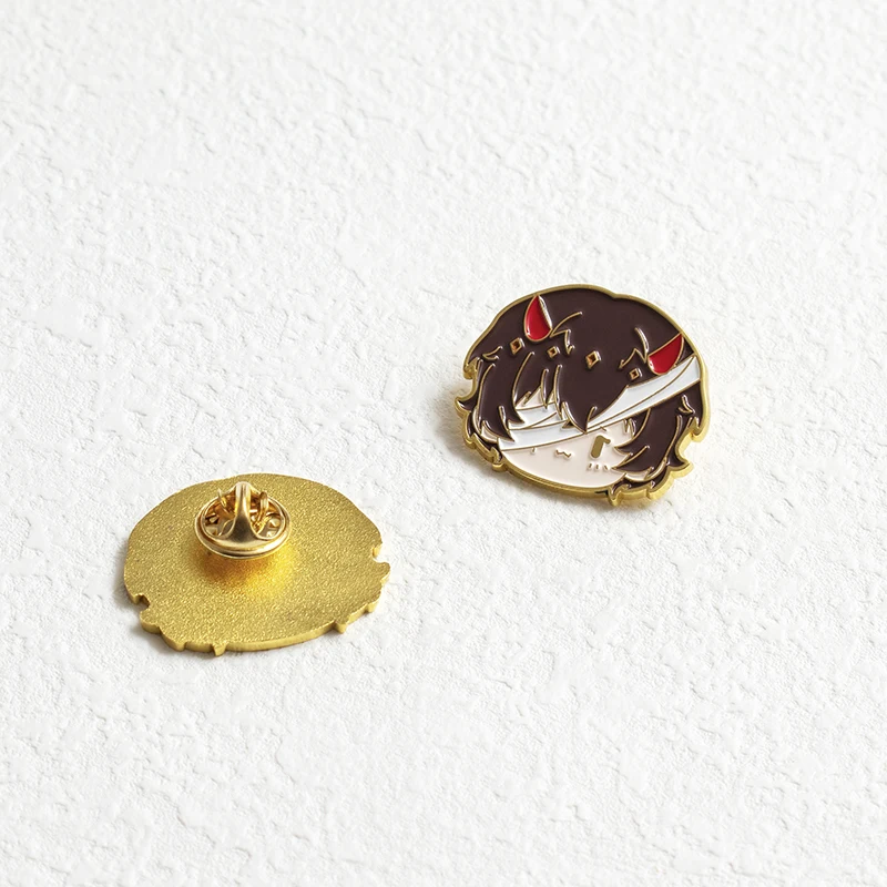 

Аниме Bungo Stray Dogs Dazai Osamu Nakahara Chuya Косплей Мультфильм Металлический значок Брошь Эмблема Подвеска Аксессуар Талисман Вентиляторы Подарок