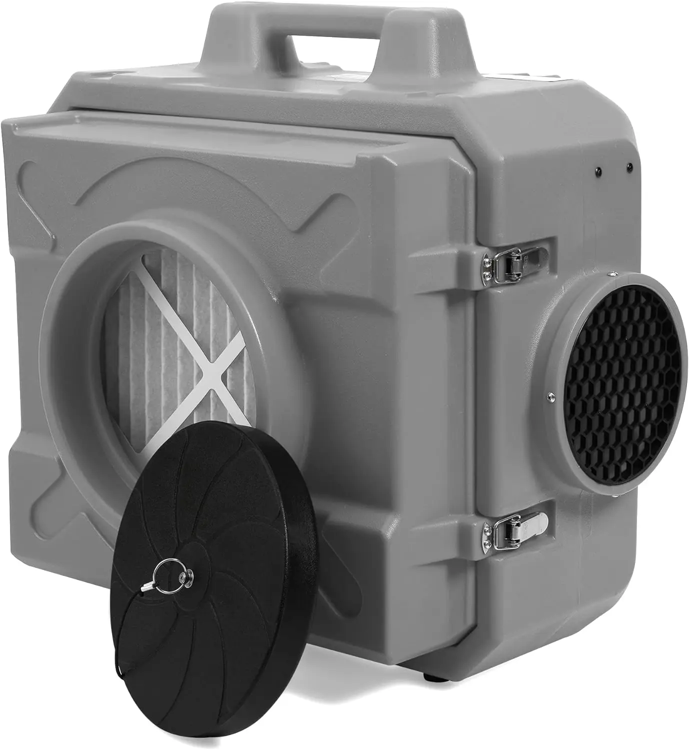 Commercial 500cfm Hepa Air Scrubber Negative Air Machine Roto-Molded (Grey)