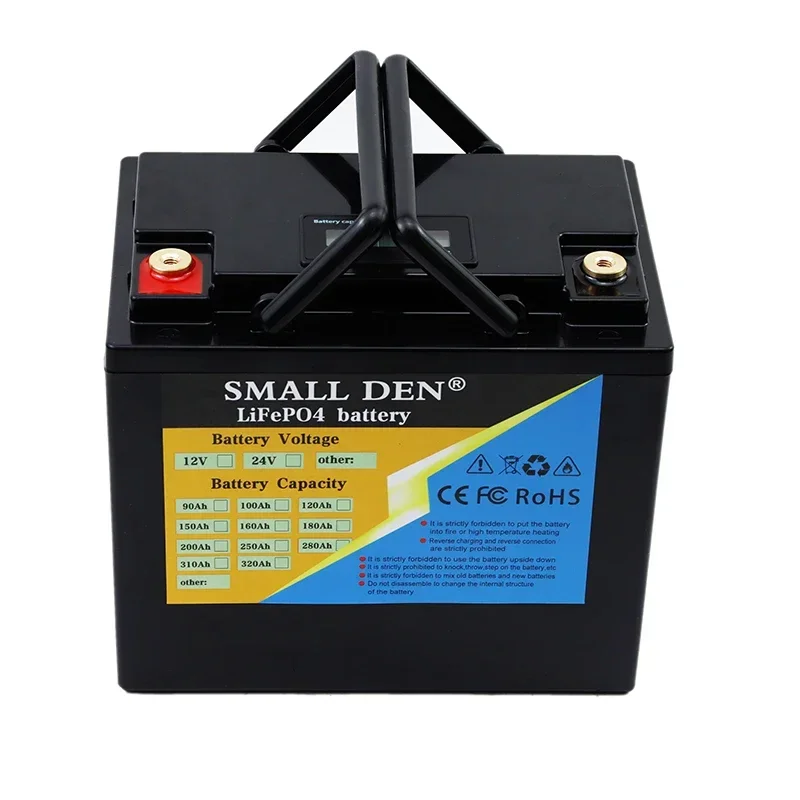 12V 30Ah LiFePO4 battery 12.8V lithium iron phosphate for solar wind energy RV campers golf carts, off-road off grid battery