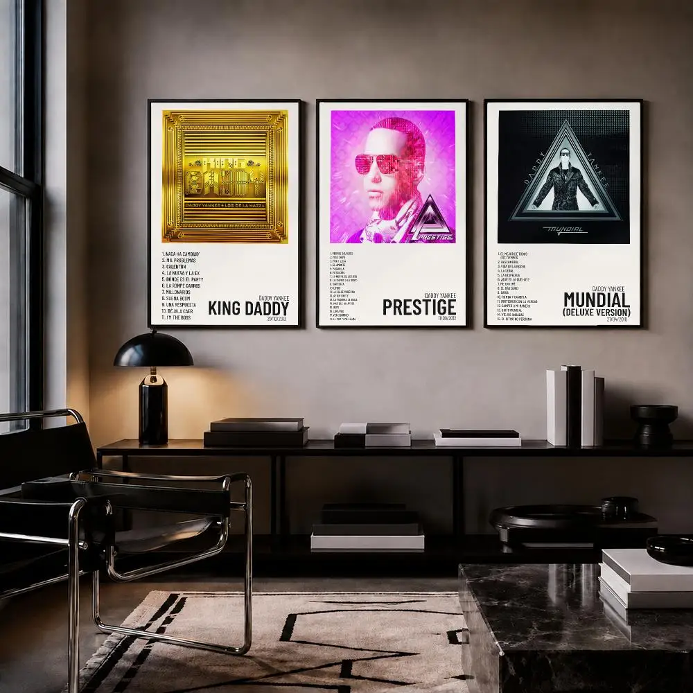 Rapper D-Daddy Yankee Poster Trendy HD PP Paper Waterproof Wall Art Print for Bedroom Living Room Decor