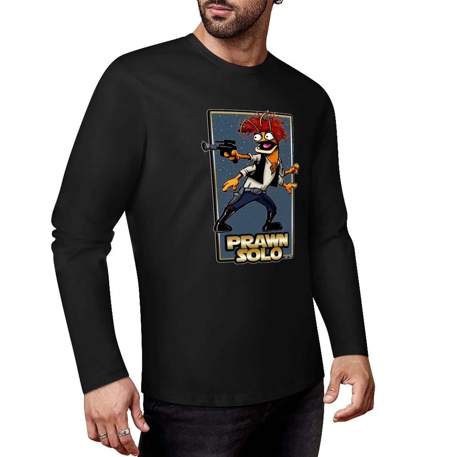 Prawn Solo Long T-Shirt blank t shirts shirts graphic tees graphics t shirt t-shirts man t shirts for men pack