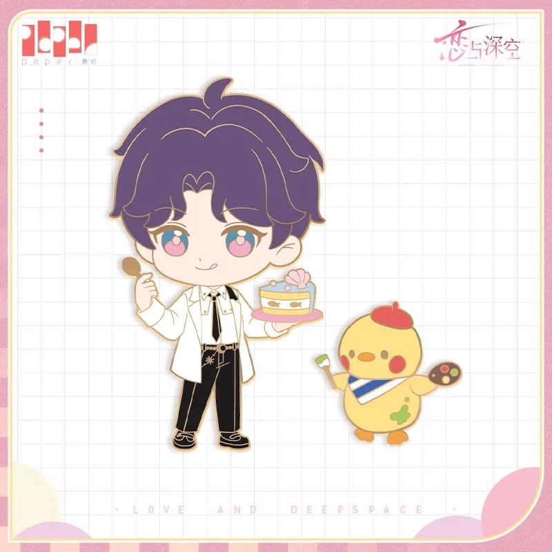 [البضائع الرسمية] الحب والمساحة العميقة رافاييل عيد ميلاد مغامرة لا تنسى الاكريليك حامل شارة معدنية بطاقة بولارويد بريدية