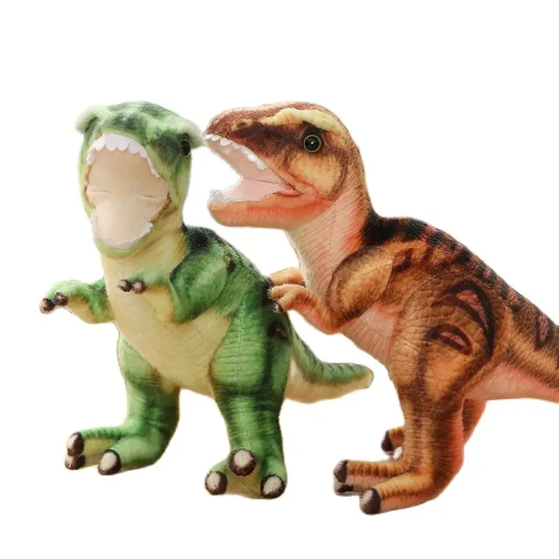 

1pc 38/46/54CM Simulation Tyrannosaurus Rex Soft Stuffed Plush Toy Realistic Original Dinosaur Animal Model Doll Kids Audlt Gift