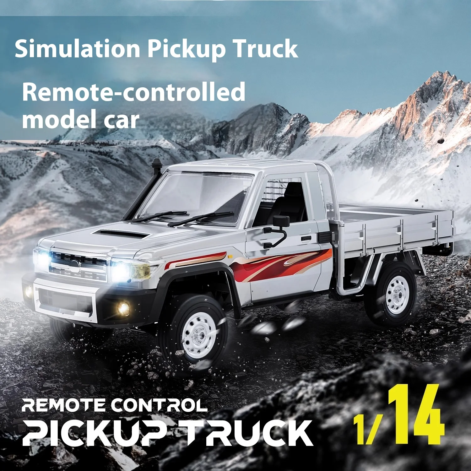 

SGL RC SG1405 1:14 RWD Pickup Drift Car RTR 2.4 GHz Pro Gyro BL Motor Alloy Chassis Scale RC Model Ready-to-Run