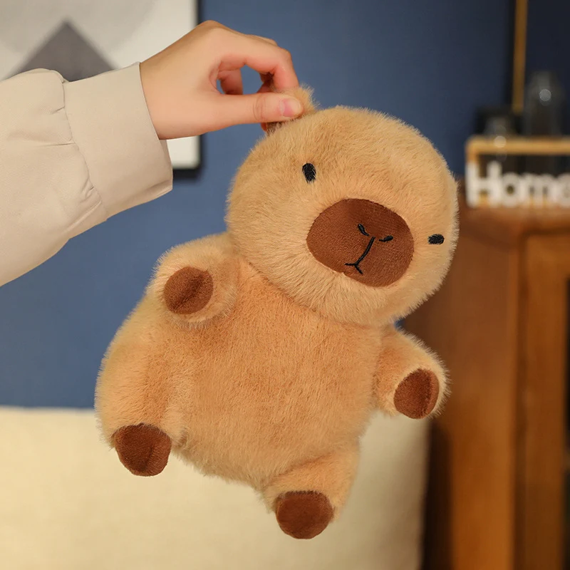 Cute Capybara Plush Creative Cartoon Stufed Animals Fluffy Capybara Wear Sweater Soft Doll Kids Toys Room Decor Exquisite Bir