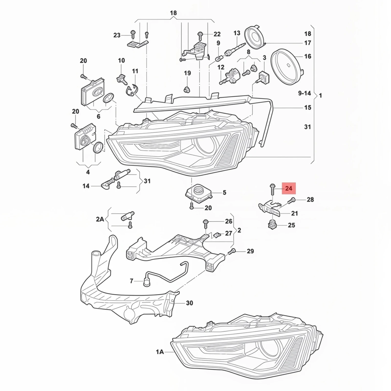 2Pcs M6x40 Headlight Fixing Screw Bolts N91199601 For Audi A4 S4 B8 A6 S6 C7 - view 6
