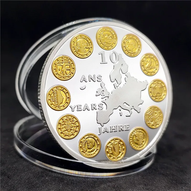 European Commemorative Coins EU Coins Collection Artefacts Souvenir Coins Foreign Currency Coins Commemorative Medallions