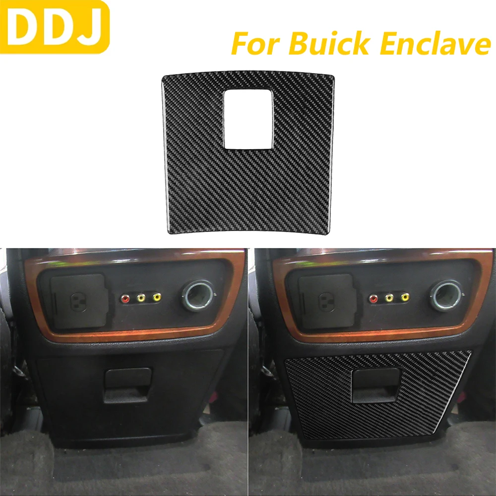 

Для Buick Enclave 2008-2012 задний ящик для хранения из углеродного волокна, объемная крышка, декоративные автомобильные аксессуары, декоративная наклейка