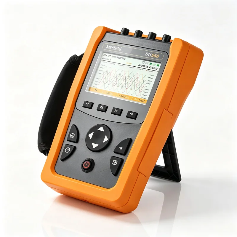 Three Phase Power Quality Analyzer Mi550 Current Voltage Power Harmonic Detection Power Analysis Waveform